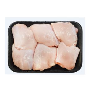 Contramuslo de pollo sin piel bandeja x750g