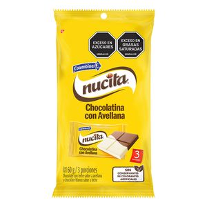 Chocolatina Nucita x3und x60g