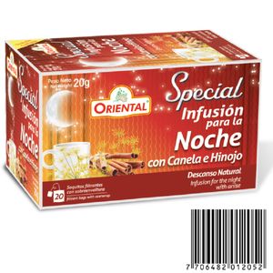 Infusión Oriental Noche Canela e Hinojo x20g