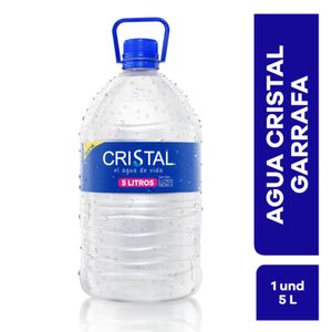 Agua Cristal Garrafa x5L