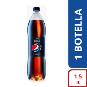 Bebida Gaseosa Pepsi sin azúcar x1.5 L