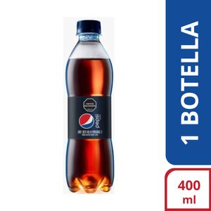 Gaseosa Pepsi black pet x400ml