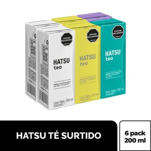 Té Hatsu surtido tetrapack x6 unidades x200ml