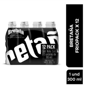 Bebida carbonatada Bretaña x300ml c-u pague 9 lleve 12