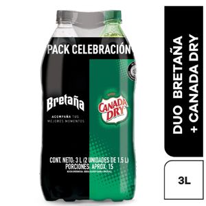 Bebida Bretaña + Canada Dry ginger x1.5ml