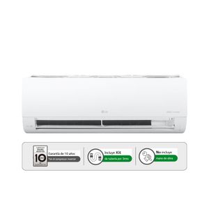 Aire Acondicionado LG 1100 BTU Mini Split Inverter Ecoamigable V12WIN Blanco