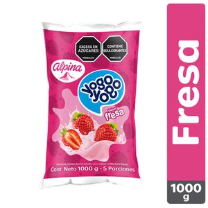 Alimento lácteo Yogo Yogo fresa bolsa x1000g