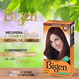 Tinte Bigen tono  45 chocolate x6gr