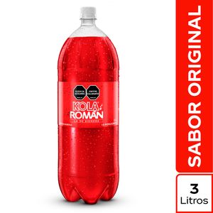 Gaseosa Kola Román Sabor Original 3L