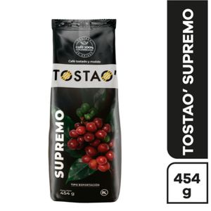 Café Tostao supremo tostado molido x454g