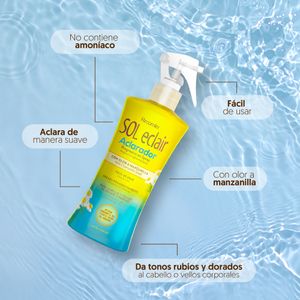 Aclarador Capilar Liquido Soleclair 150ml