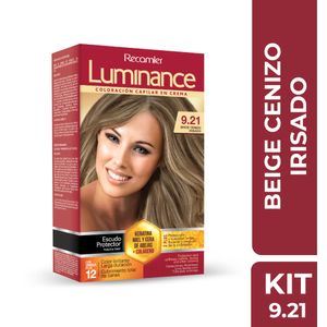 Kit Tinte Luminance 2 Tubos 9.21 Beige Cenizo Irisado