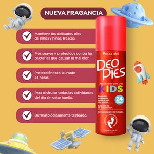 Desodorante Deo Para Pies Niños y Niñas Pies x260ml