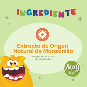 Crema para Peinar Muss Kids Manzanilla 300g