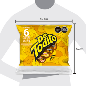 Pasabocas De Todito Mix Paketon X300g