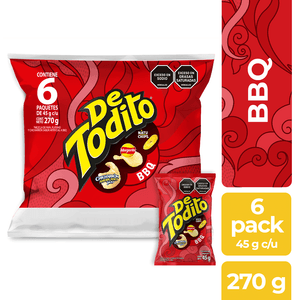 Pasabocas De Todito Paketon Bbq X270g