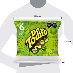 Pasabocas De Todito 4 Limón X6 Unidades X45g