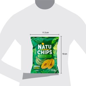 Snack Platano Verde Natuchips 38gr