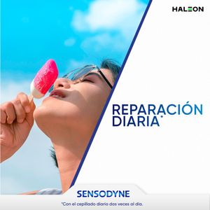 Crema Dental Sensodyne Repara y Protege alivio de la sensibilidad dental x100g​