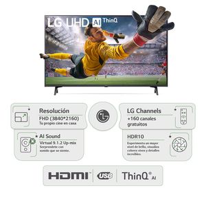 Televisor LG 43'' UHD 4K Smart TV WebOS 24 43UT7300