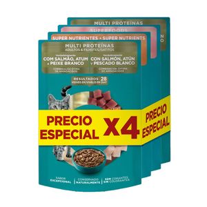 Comida Húmeda para Gatos Purina One Precio x4 Sobres