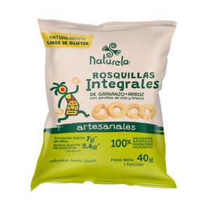 Rosquillas Naturela integral arroz garbanzos x 40 g