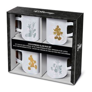 Set Mugs Expresso Cristal Ya 4 Piezas