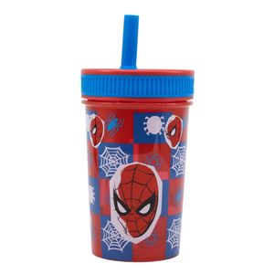 Vaso Antigoteo Silicona Spiderman Midnight 465ml