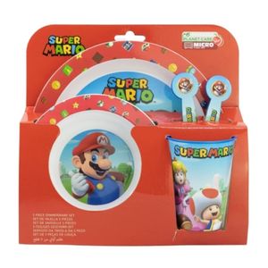 Set Vajilla Micro 5 Piezas Super Mario