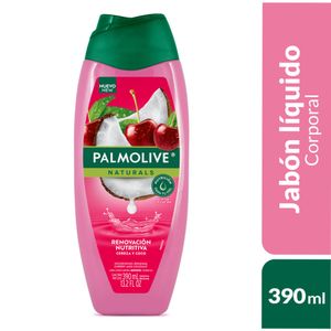 Jabón líquido Corporal  Palmolive Naturals Cereza y Coco 390ml