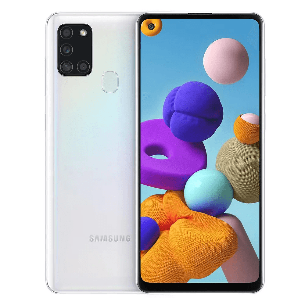 Celular Galaxy A21S Reacondicionado 128GB blanco