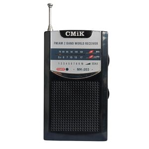 Radio Portatil AM/FM Para Viajeros