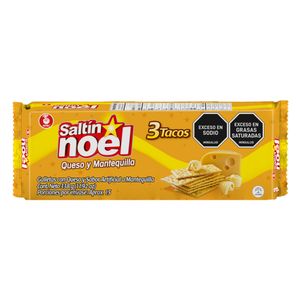 Galleta Saltin Noel Queso Mantequilla 3 Tacos x338g