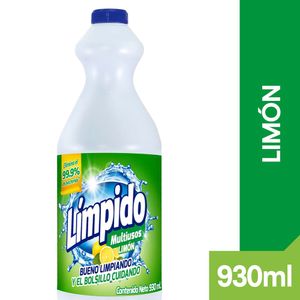 Blanqueador Limpido Multiusos Limon x930ml