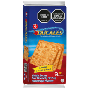 Galletas Ducales x 243 g. x 9 Paquetes