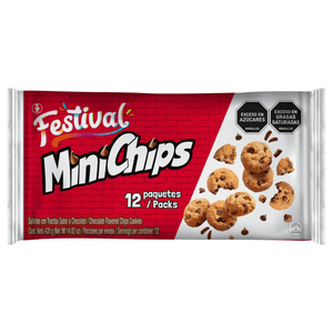 Galleta Minichips chocolate x12 unds x35g