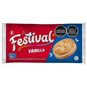 Galleta de Vainilla Festival x 600 g.