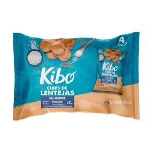 Chips Kibo lentejas sal marina x4und x28g c/u