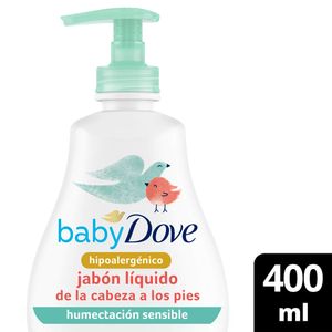 Jabon Líquido Baby Dove Humectación Sensible 400ml