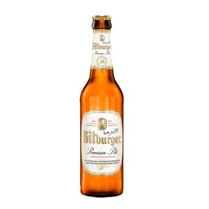 Cerveza Bitburguer Pils Botella x 500 Ml