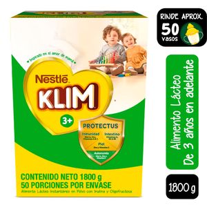 Alimento klim lacteo instantaneo 3+ polvo x1800g