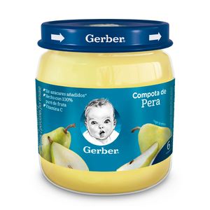 Tripack Compotas Gerber Sabores Surtidos 3 Frascos de vidrio x113g