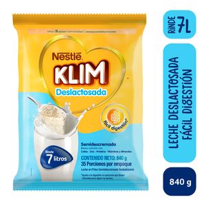 Alimento Lácteo Klim deslactosada x840gr