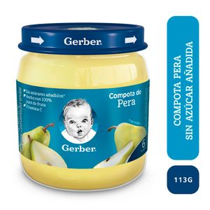 Compota gerber pure pera x113g