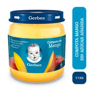 Compota gerber pure mango x113g