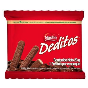 Galletas Dulces Nestlé Deditos sabor a Chocolate x 23g