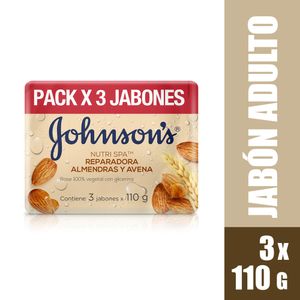 Jabón Johnson's Avena Tripack 330gr