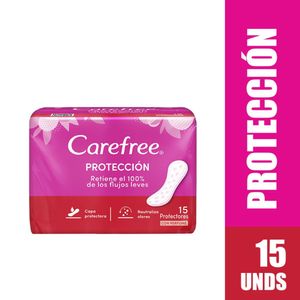 Protectores Carefree intimos protección x15und