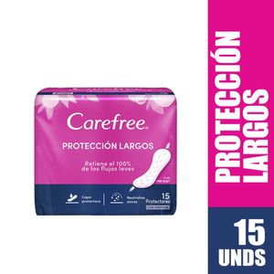 Protectores Carefree protección largos x15und