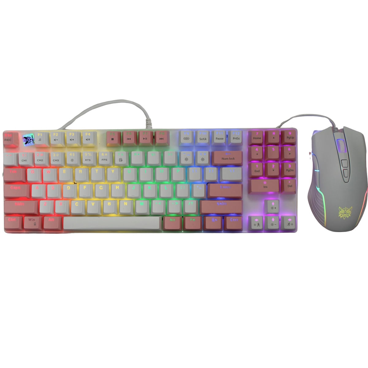 Combo Gamer RGB Teclado Mecánico y Mouse Ajustable Oferta Limitada Modelo 1